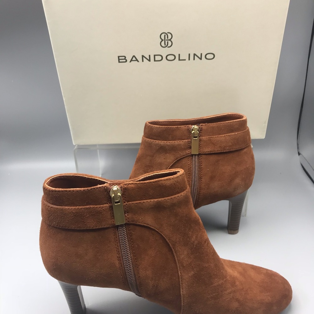 Bandolino Suede Leather size Zipper Boot 10 - Picture 8 of 8